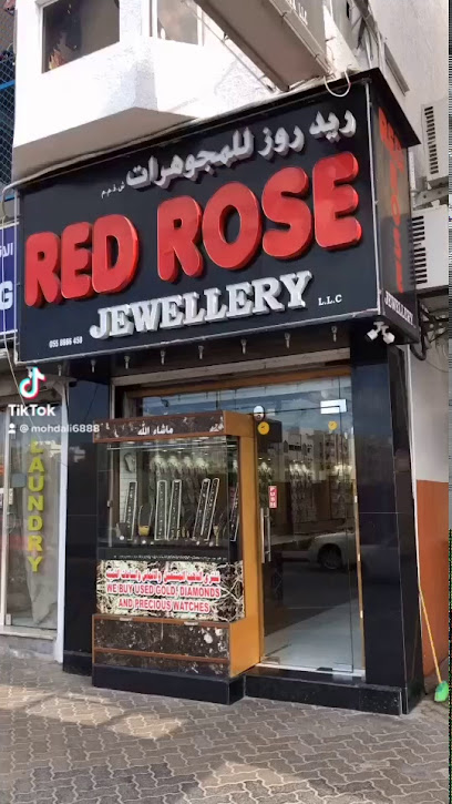 Red rose jewellery