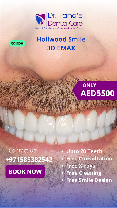 Dr Talha Best Dentist Al Rigga, Deira, Teeth filling, whitening and Veneers
